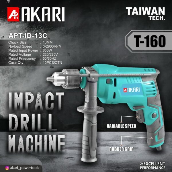 Akari APT-ID-13C Impact Drill Machine