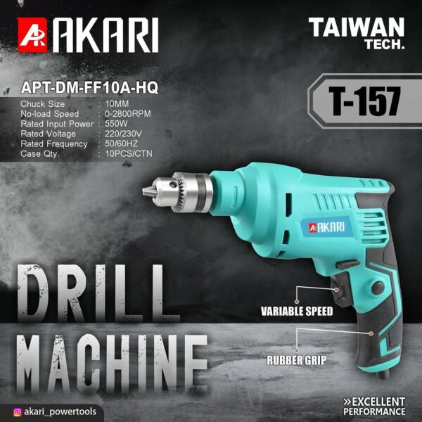 Akari APT-DM-FF10A-HQ Drill Machine