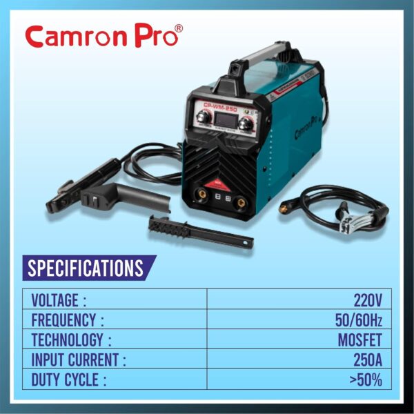 Camron Pro Welding Machine with Accessories ARC 220V Power Voltage - Image 2