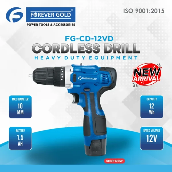 Forever Gold FG-CD-12VD Cordless Drill