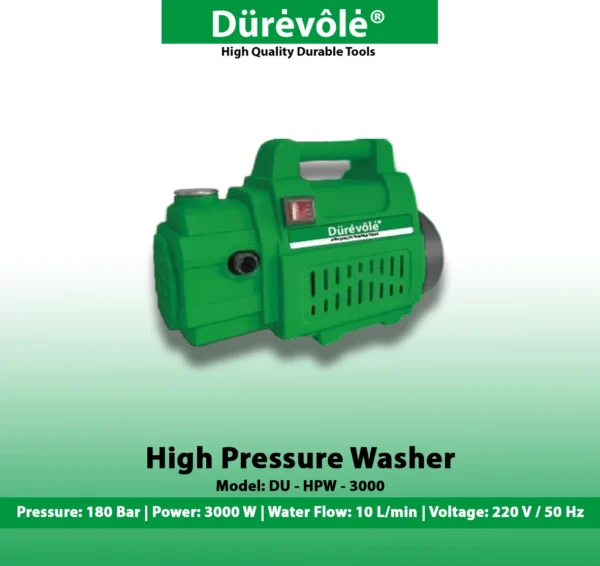 Dürévolé DU-HPW-3000 High-Pressure Washer